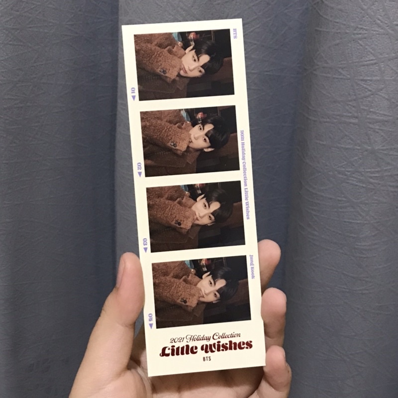 [OFFICIAL] BTS HOLIDAY 4CUT PHOTO STRIP V, JUNGKOOK, J-HOPE