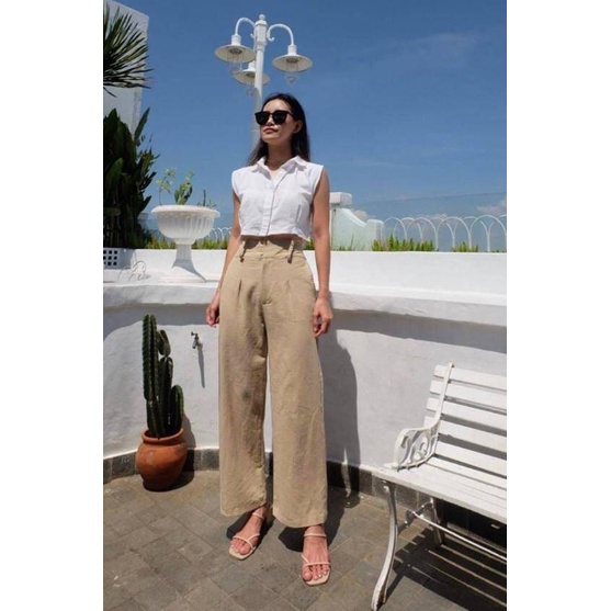 FWR - CELANA PANJANG LINEN PANTS 2295