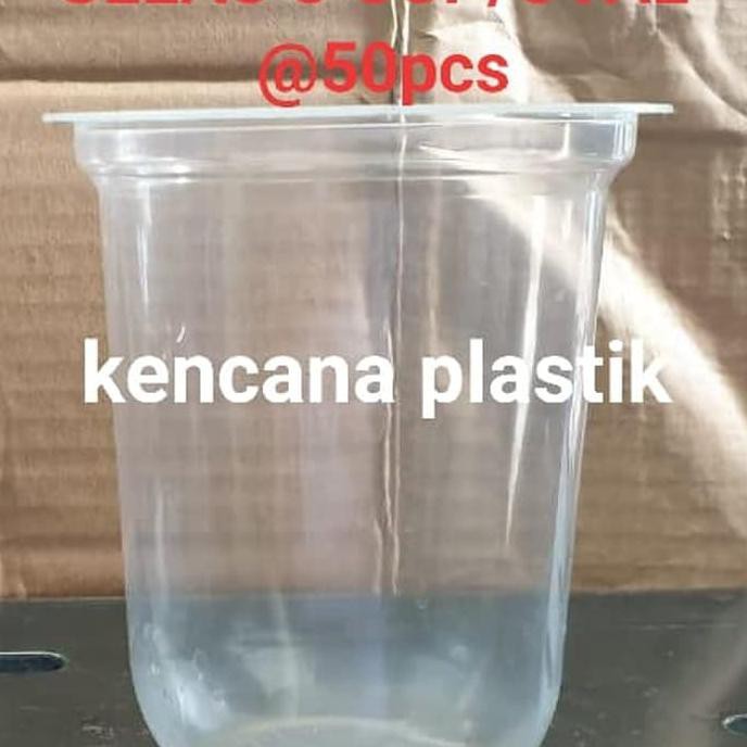GELAS 14OZ OVAL / U CUP @50PCS