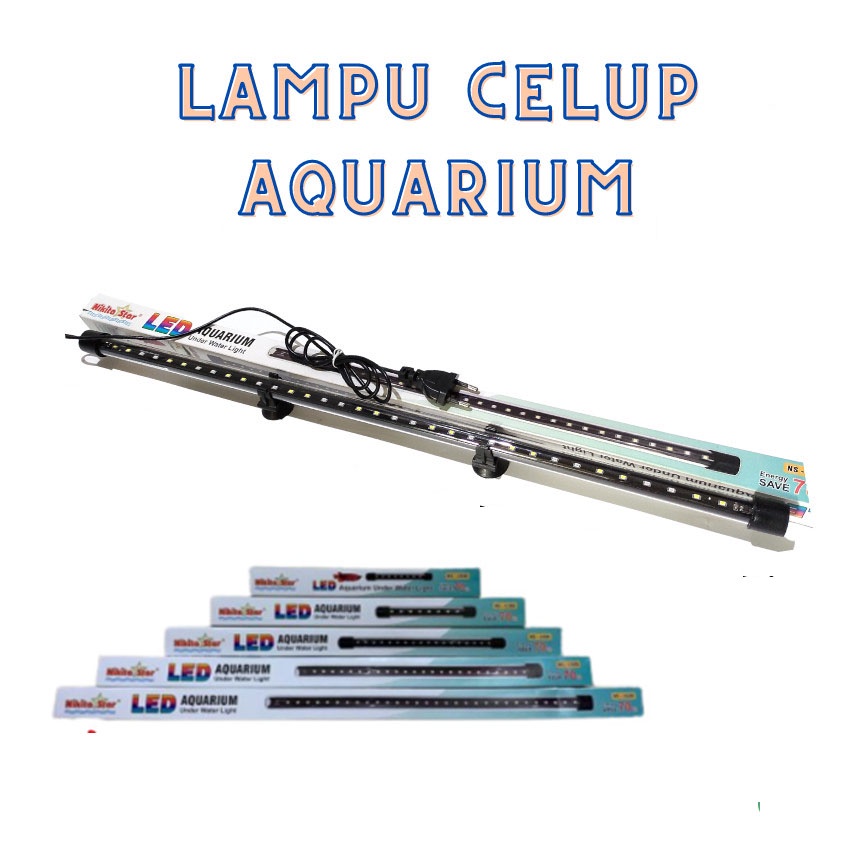 Lampu LED CELUP NIKITA STAR NS AQUARIUM AQUASCAPE AKUARIUM REKOMEN