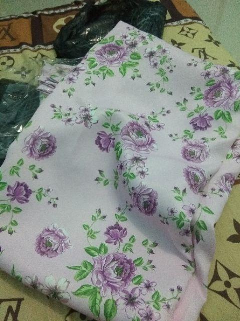 Gorden Shabby Chic/ungu/tirai/jendela/pintu/rumah/minimalis/terbaru/terlaris