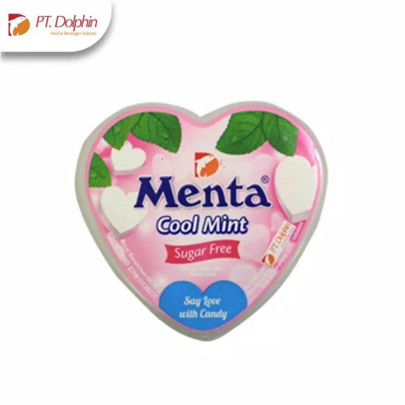 

menta cool mint permen menta sugar free 10 gram hati