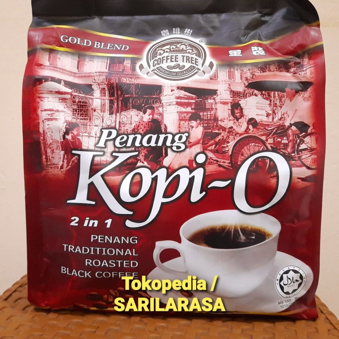 

PROMO Ayo Dicoba!! Coffee Tree Gold Blend Penang Kopi O 2in1 Coffee + Sugar