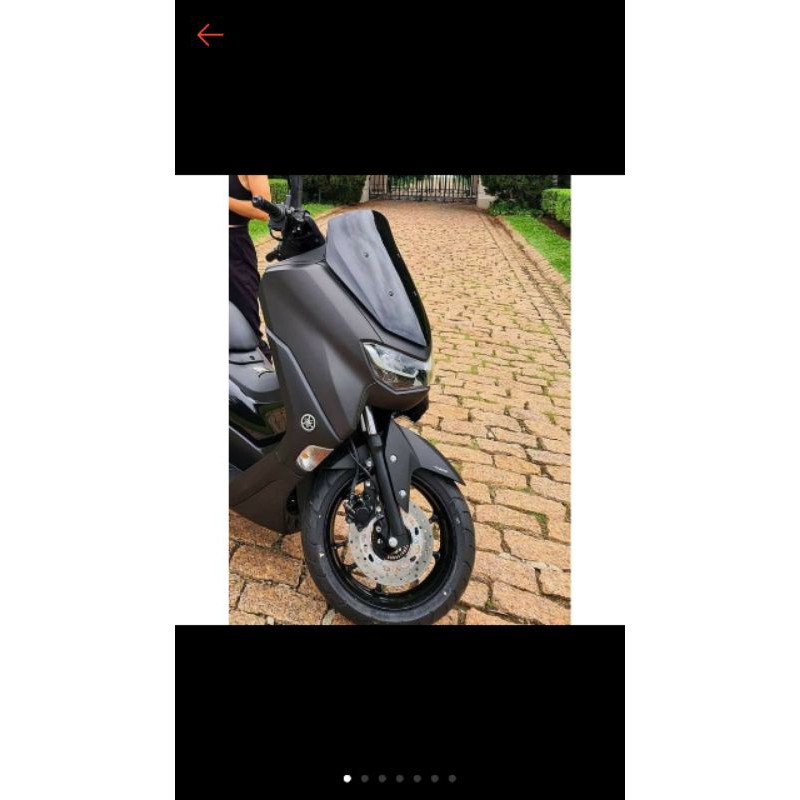 ws/visor nmax new2021 bening/smoke/hitam pekat