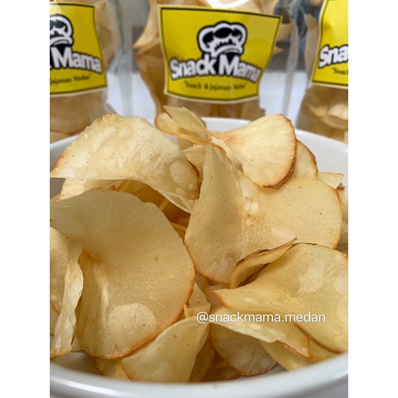 KERIPIK SINGKONG PREMIUM ORIGINAL / BALADO / RAWIT / JAGUNG | SNACKMAMA