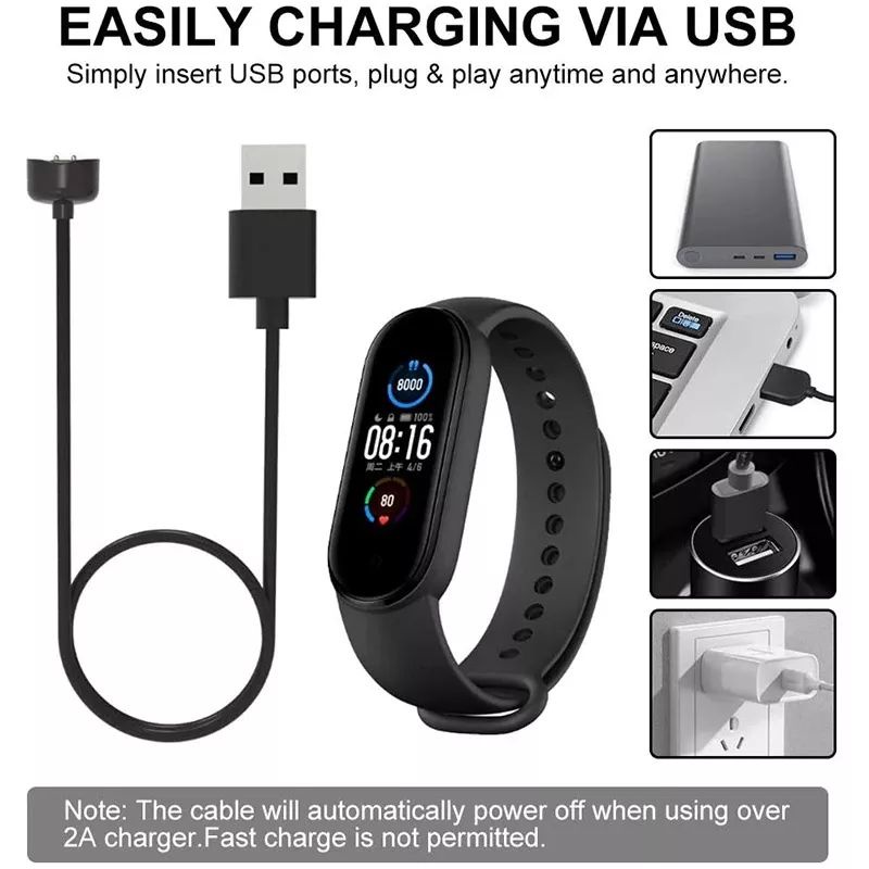 CHARGER BAND7 ORIGINAL XIAOMI MI BAND7 BAND 7 CASAN USB MAGNETIC MIJOBS MIBAND7