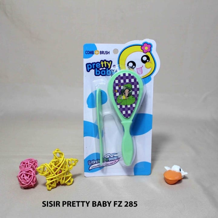 2 in 1 Sisir Bayi Set Murah Perlengkapan Mandi Bayi  Sisir Bayi Baru Lahir  Sisir Bayi Pretty Baby jiai