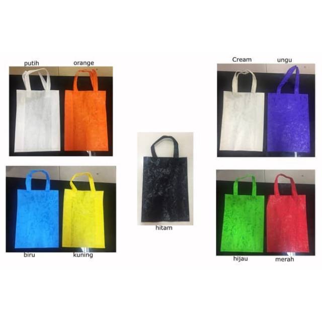 

Tas Spunbon Emboss (35x25x8Cm) 55 GSM