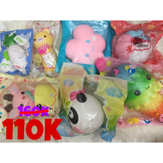 Squishy lei lei panda hat kiibru ice cream pumpkin ppan rare lisenced rare original slow soft