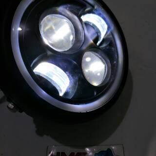 Lampu Depan Reflektor Led Plus Angle Eye Daymaker Headlamp Lampu Depan Reflektor Led Plus Angle Eye Daymaker Headlamp