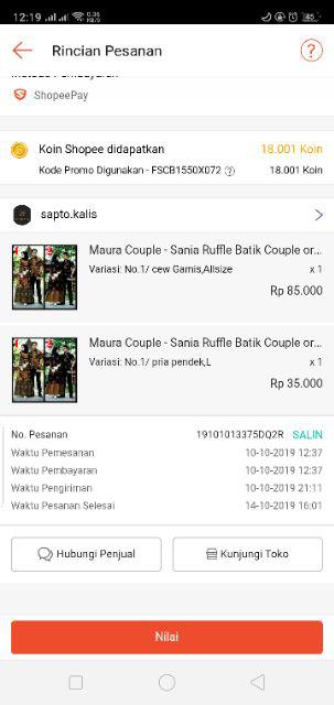 Maura Couple - Sania Ruffle Batik Couple Ori Ndoro Jowi Kubis Garansi Termurah Shopee