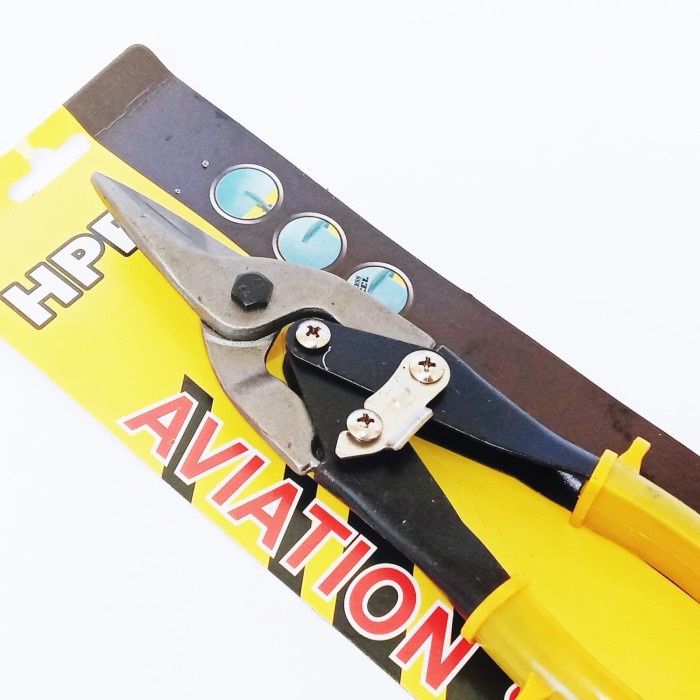 Cap Mata Gunting Seng Holo Baja Ringan Galvalum Plat Gunting Galvalum HPP 250mm multifungsi untuk ka