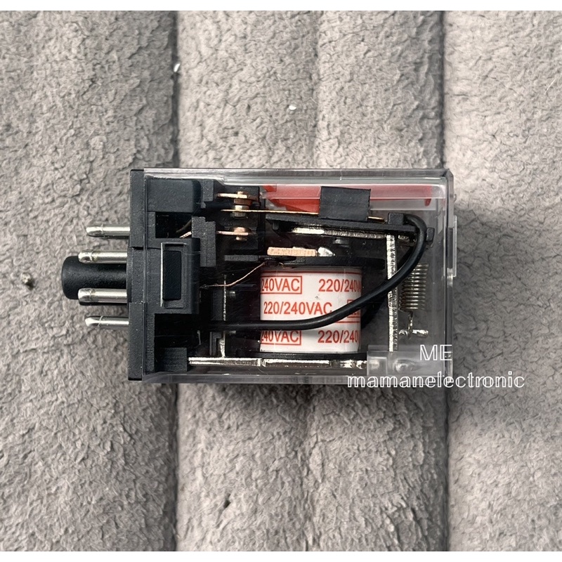 Relay / Rilay 220V AC OMR MK2P 1 8Pin Bulat