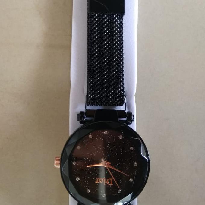 JAM TANGAN WANITA MAGNET TERMURAH - Hitam