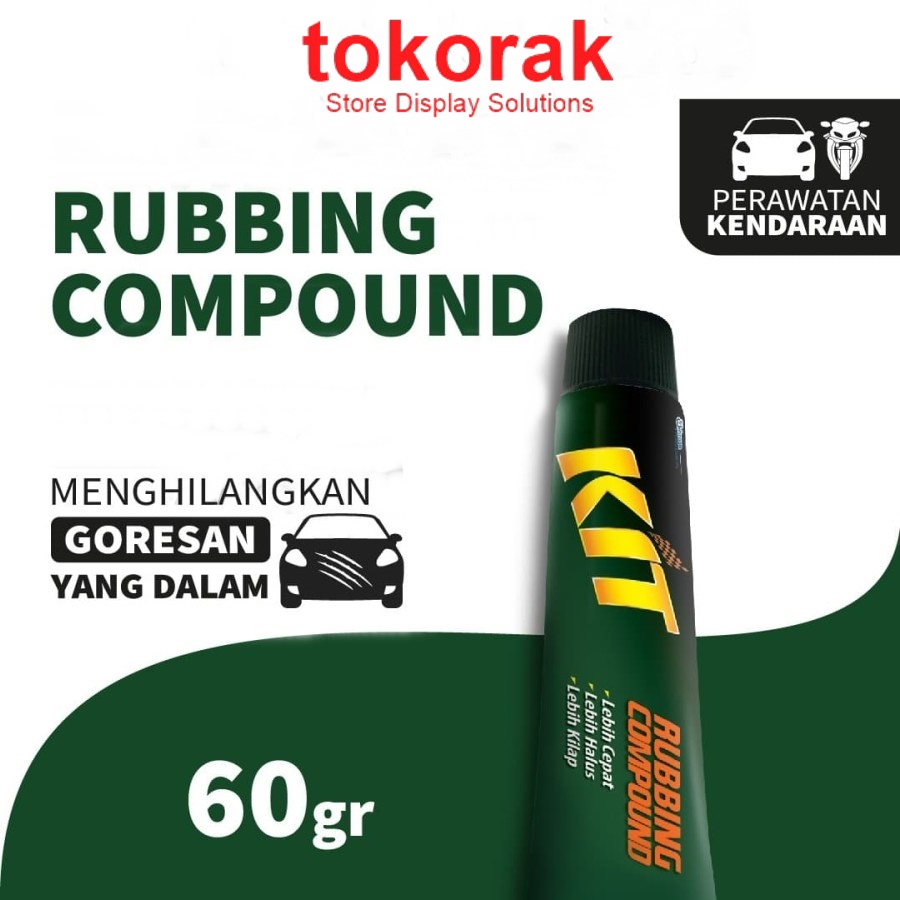 KIT RUBBING COMPOUND 60 GR KOMPON PENGHILANG BARET MOBIL MOTOR