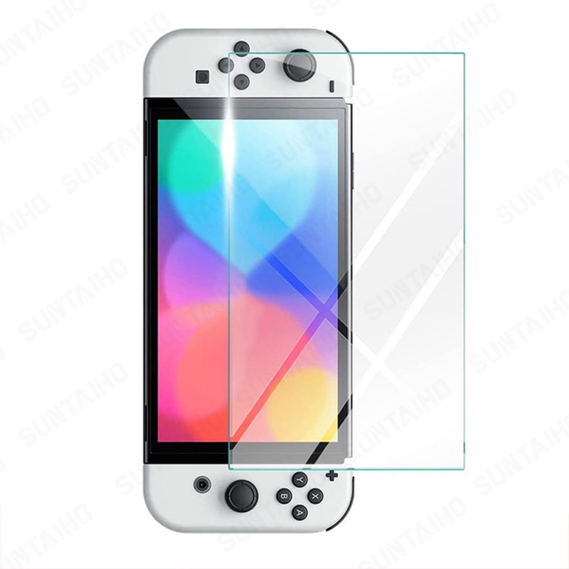 2pcs Pelindung Layar Tempered Glass Oled 9h Hd Untuk Nintendo Switch Oled