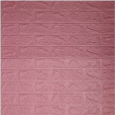 Belikuy COD Wallpaper Dinding Foam 3D Kecil Motif Batu Bata / walpaper dinding Foam U96-PINK