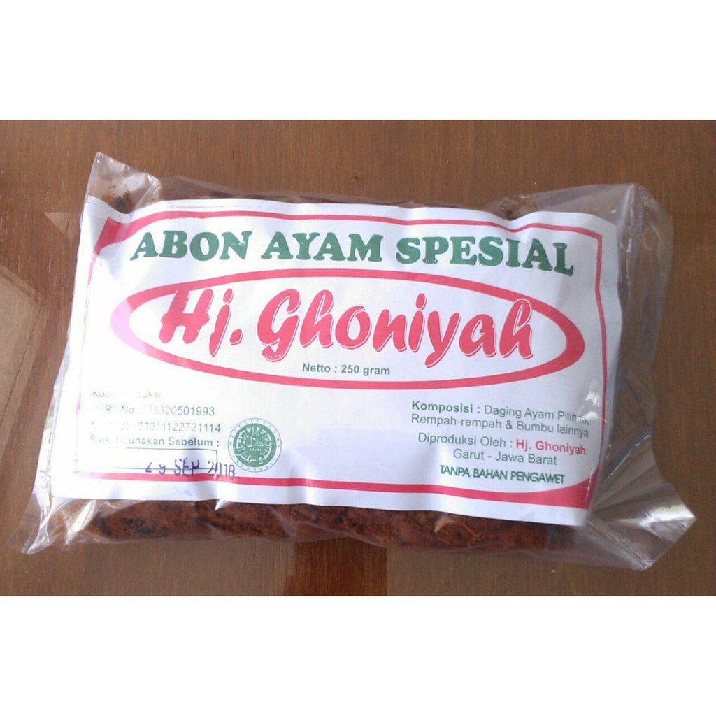 

abon ayam hj ghoniyah