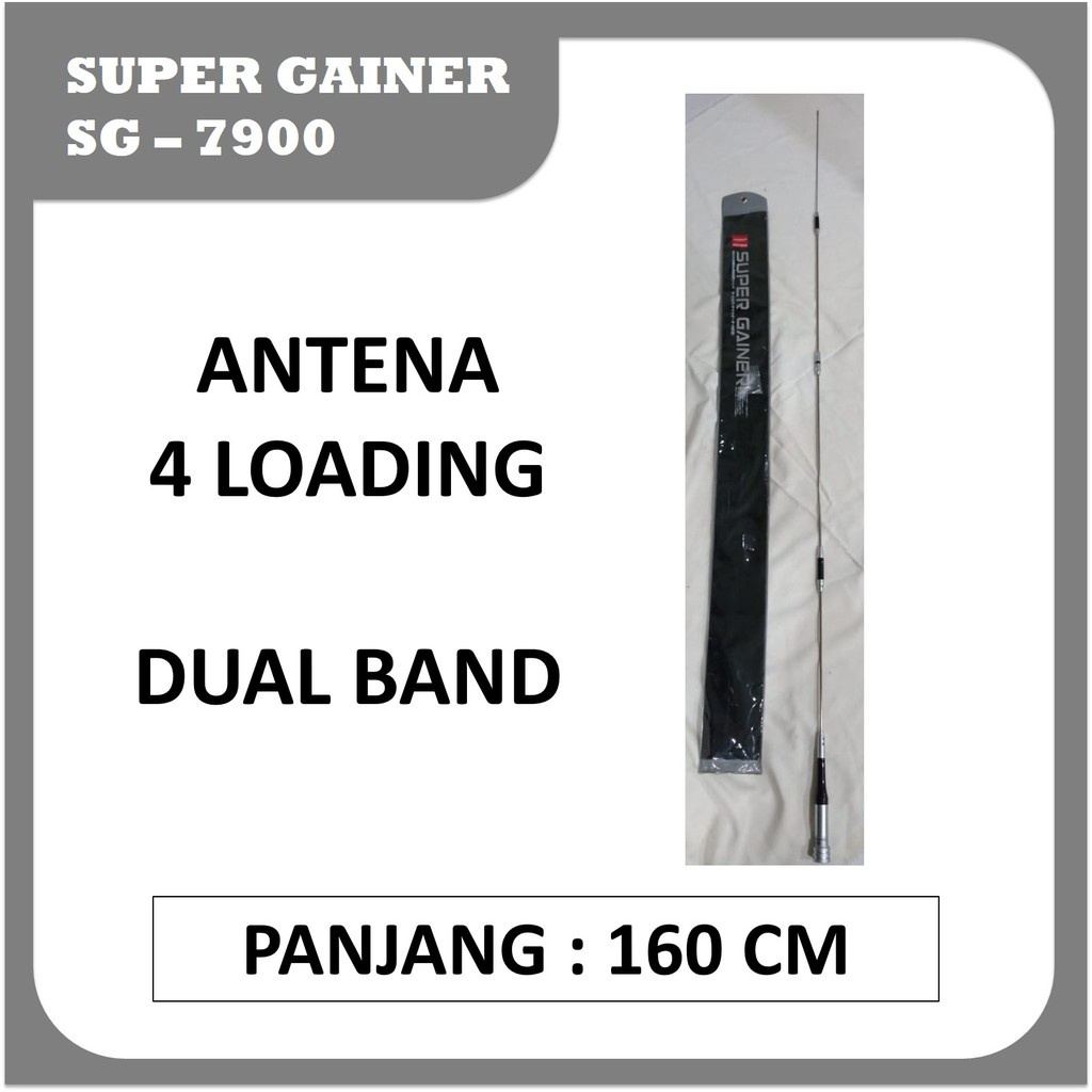 Antena Mobil Diamond SG7900, Antena Super Gainer RIG SG 7900 SG-7900 Gain Dual Band Terpanjang Anten