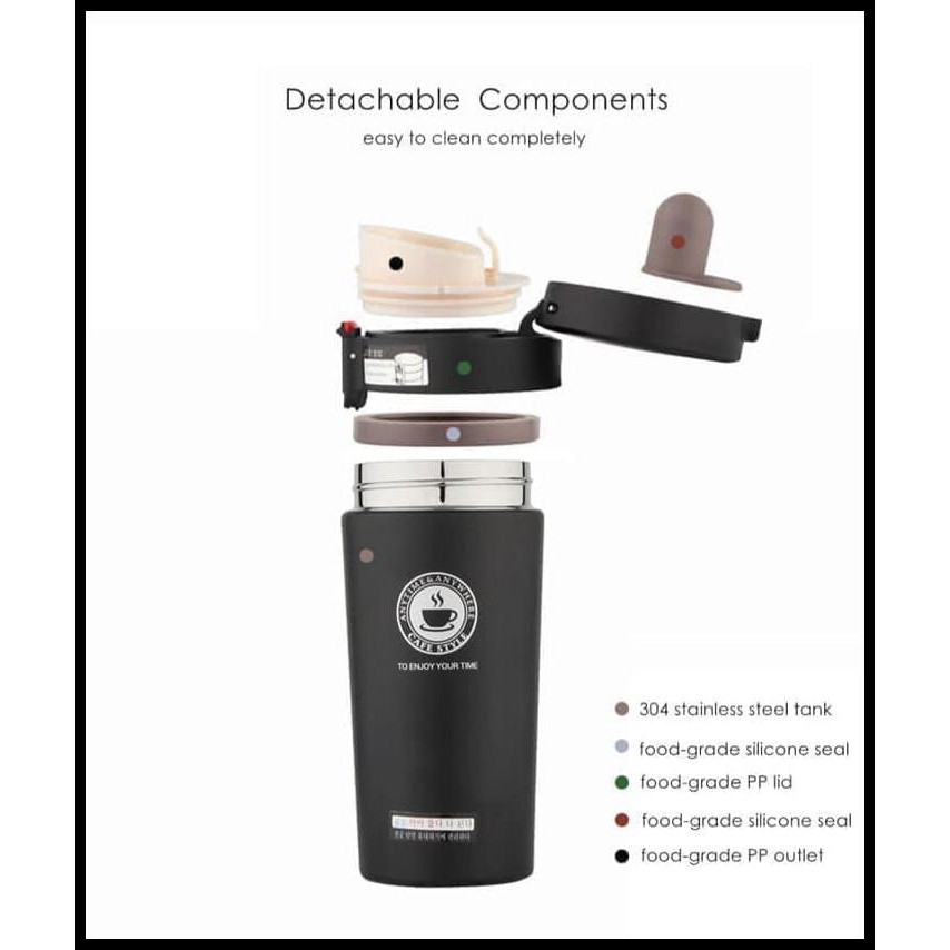 MURAH TERMOS KOPI / TRAVEL MUG TAHAN AIR PANAS & DINGIN