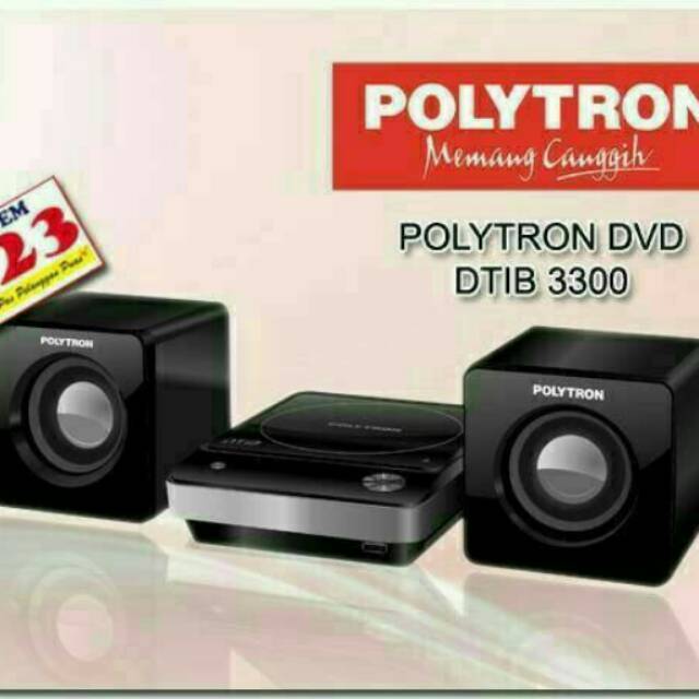 Dvd player polytron dtib 3300 - dvd portable - dvd mini
