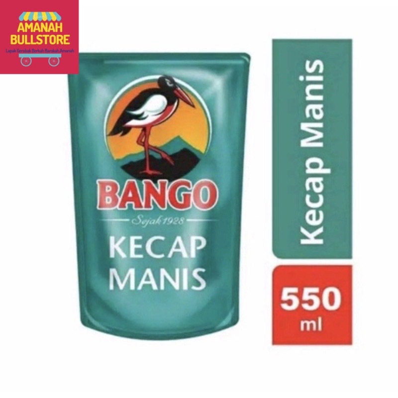 

Kecap Manis & Kecap Hitam Gurih Cap Bango 550ml