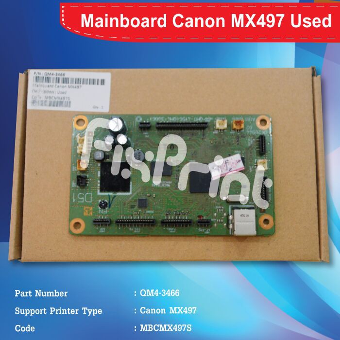 Mainboard Motherboard Canon MX497 MX 497, Logic Board MX497 mx497