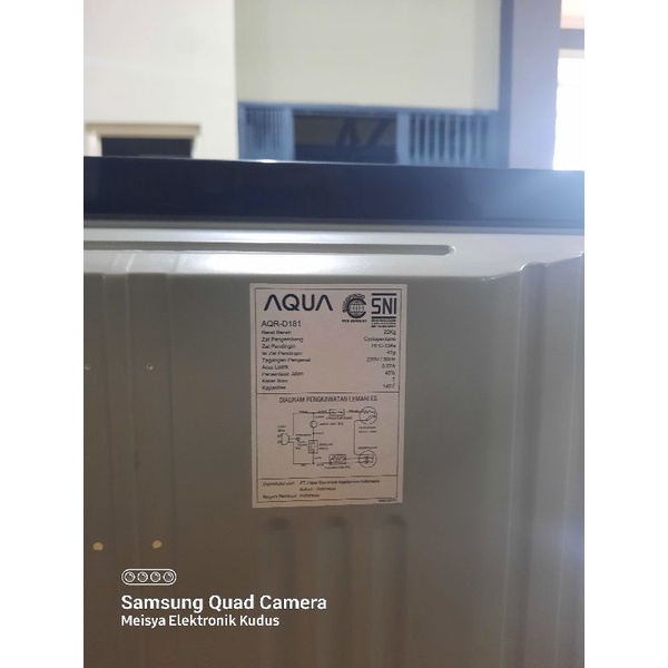 Kulkas 1 Pintu Aqua AQR D181 BS