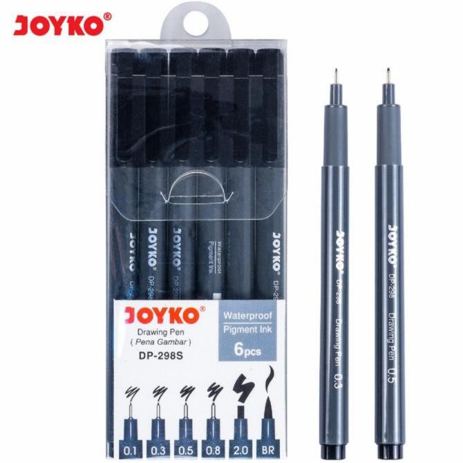 

Promo Awal tahun Drawing Pen Pena Gambar Joyko DP-298S 1 Set 6 Pcs Diskon