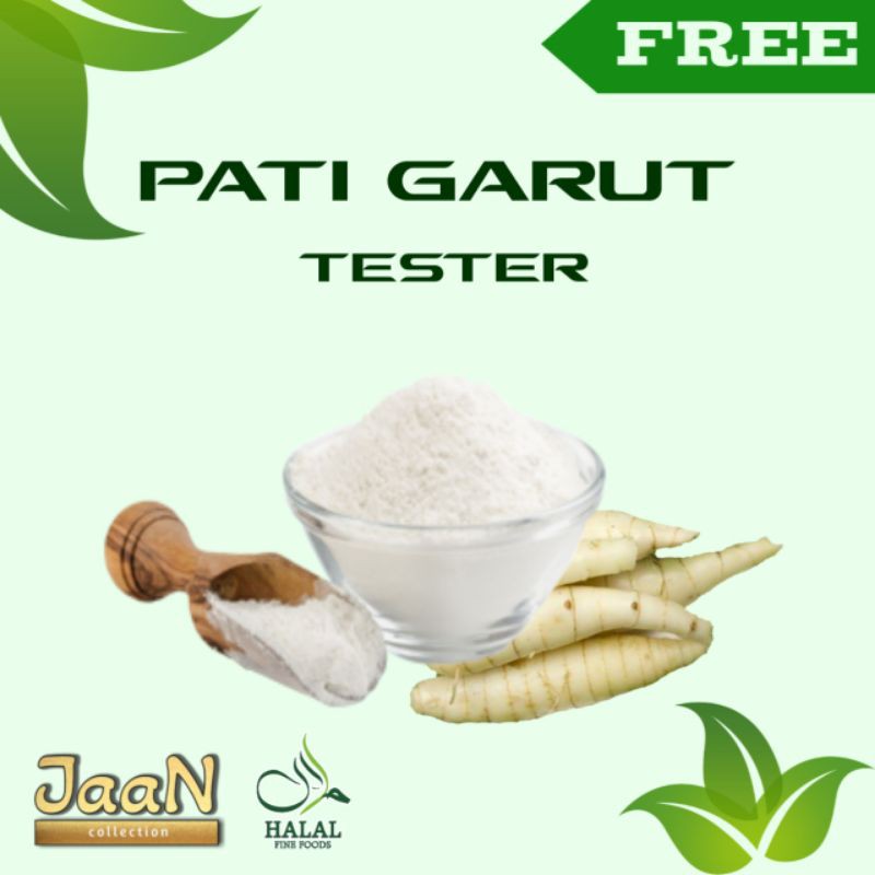 Bonus TEPUNG GARUT Tepung PATI GARUT Pati Erut Larut Jelarut Arut Irut Angkrik Hudasula TESTER MURAH