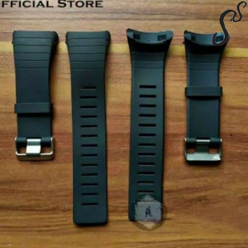 TALI STRAP JAM TANGAN TAJIMA TS 9680 STRAP TALI KARET TAJIMA TS 9680 hitam