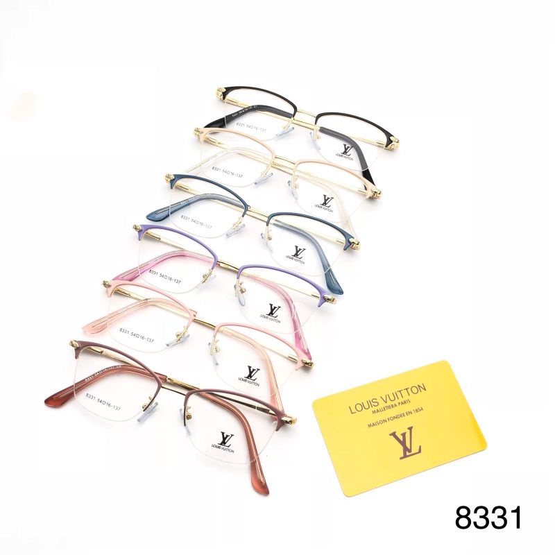 Cat eye freme kacamata model setengah bingkai