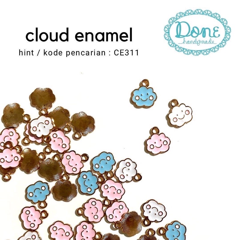 Cloud charm awan liontin awan bandul awan pernak pernik craft ce311