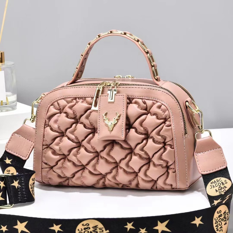 TASHAPPY JT6628 Tas HANDBAG Model Stylish Wanita Ada Talpan Motif/2 Resleting Terbaru supplier tas import