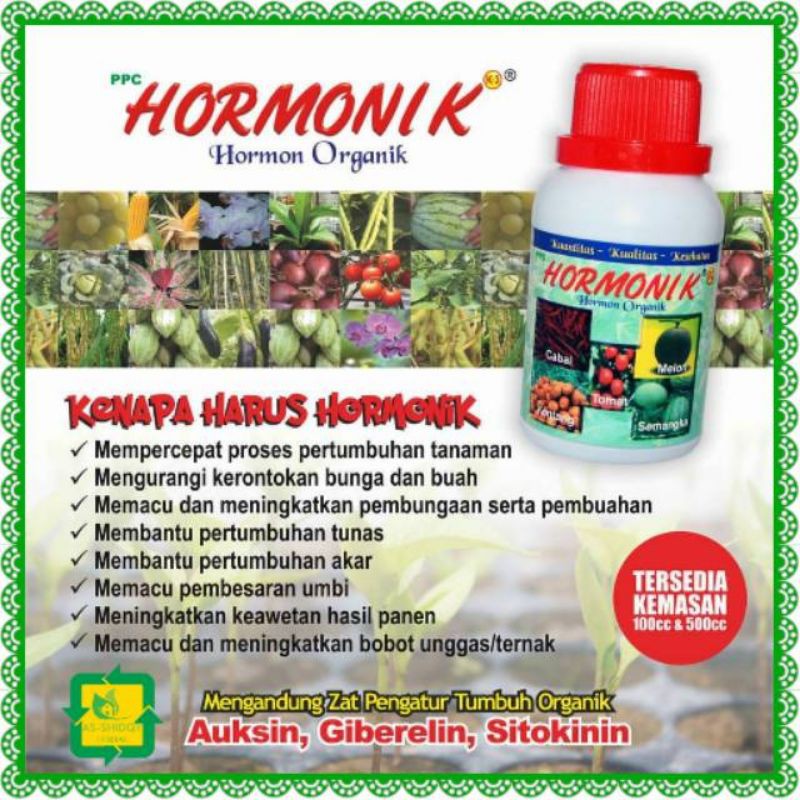 Pupuk Tanaman Sayur & Buah Hormonik NASA 100 - Juga untuk Hewan Ternak