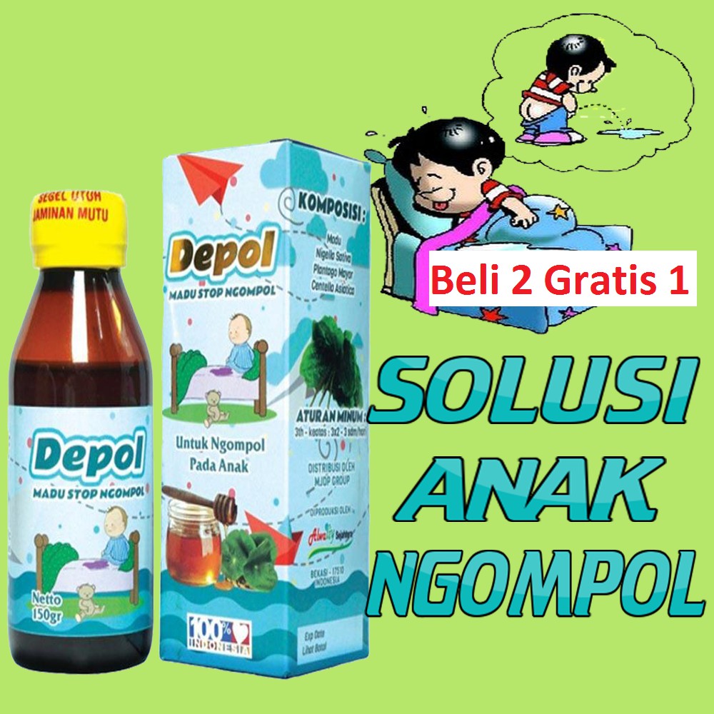 

MADU DEPOL MADU DEPOL ANTI NGOMPOL MADU DEPOL STOP NGOMPOL VITAMIN ANAK MADU MURNI MAMYPOKO