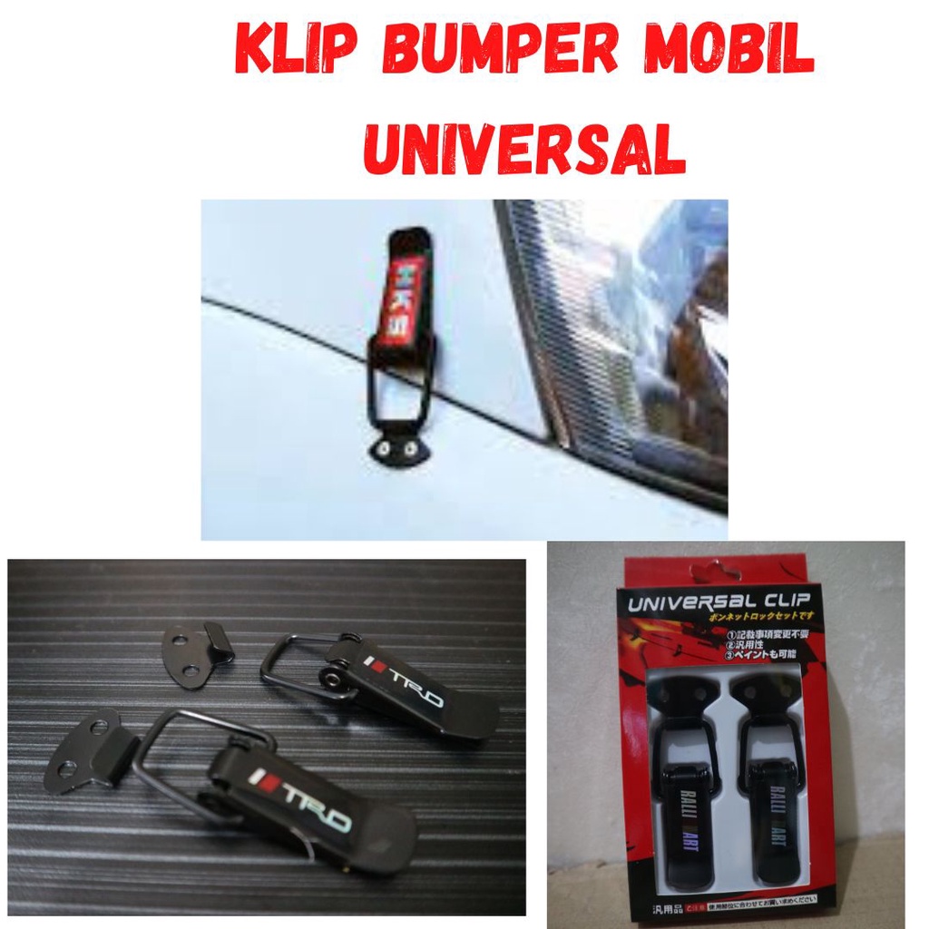 KLIP BUMPER CLIP BEMPER KLIP PENYANGGA BUMPER MOBIL UNIVERSAL