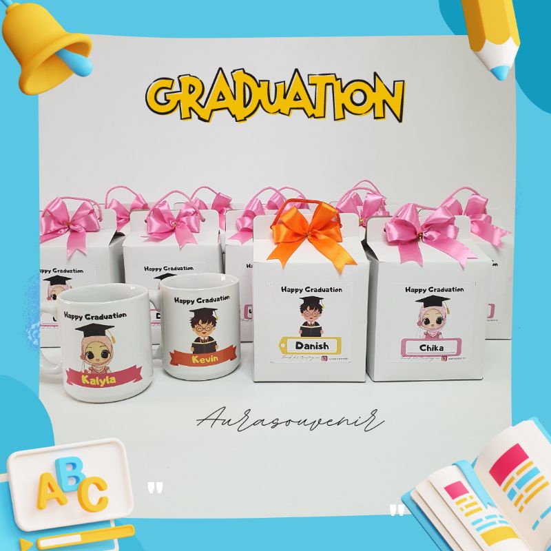 MUG WISUDA/ GRADUATION MUG/ KADO WISUDA