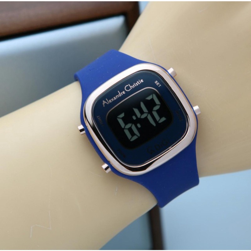 JAM TANGAN ALEXANDRE CHRISTIE AC 9336 WANITA!! MURAH MERIAH GARANSI RESMI!-BIRU GOLD