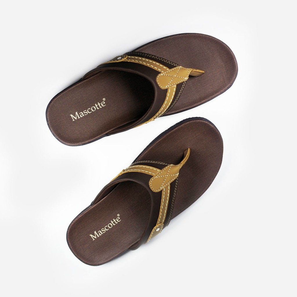 Mascotte LALUNA | Sandal Pria 995.025 - Hitam dan Cokelat / Ramayana Jatinegara