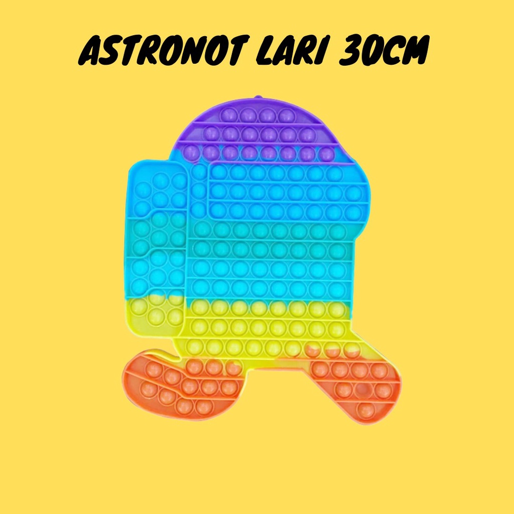 Mainan Pop It Jumbo Besar Murah Pop Its Big Size Rainbow  20cm 30cm-5