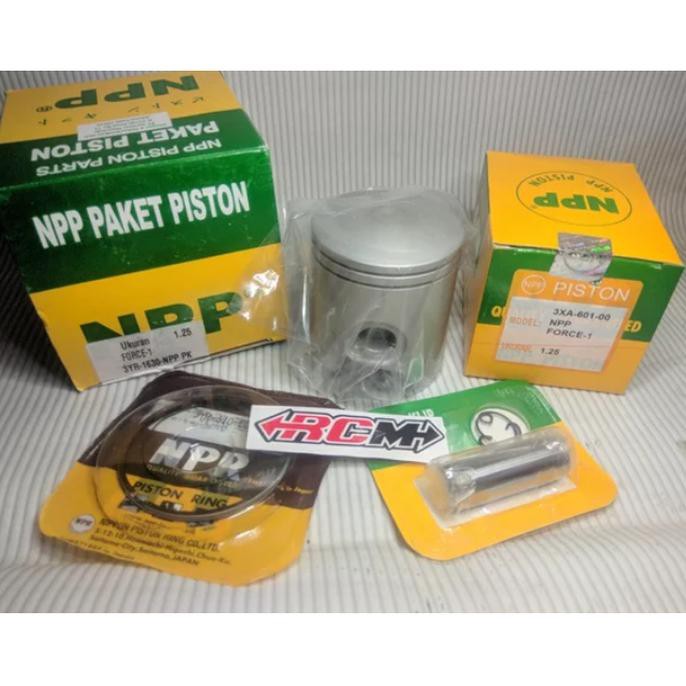 PISTON SEHER SEKER KIT SET ORI ORIGINAL FORCE 1 FIZR F1ZR NPP OS 125 rcmyam1 Kualitas Baik