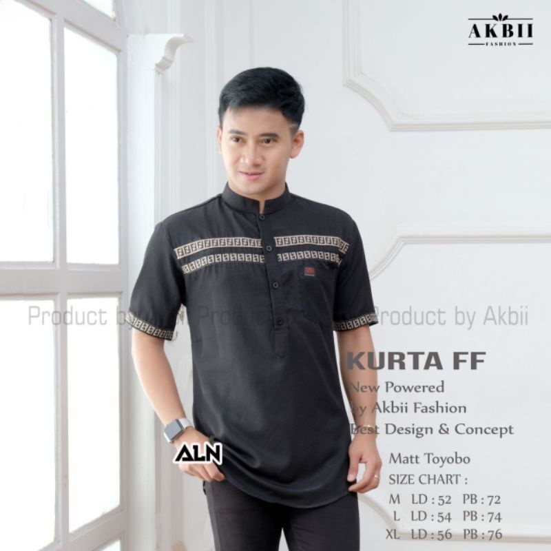 Koko kurta toyoba lengan pendek matt rayon