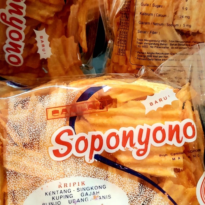 

KRIPIK SINGKONG BALADO SOPONYONO