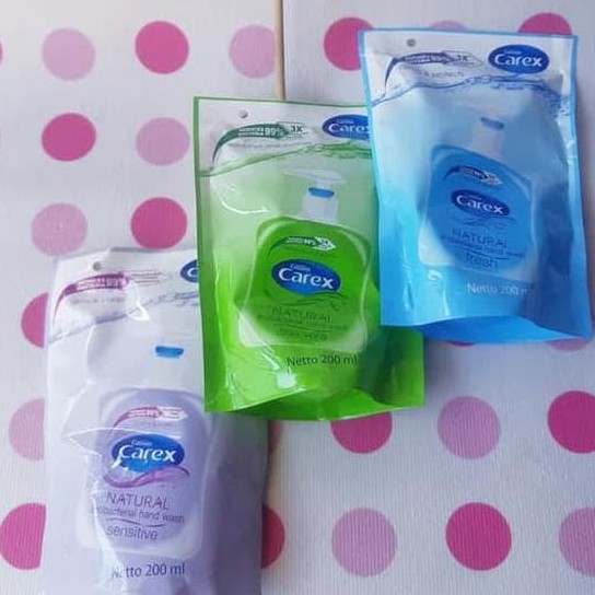 Carex Hand soap pump 250ML sabun cuci tangan antiseptic handsoap carex cussons antiseptic 250 ML