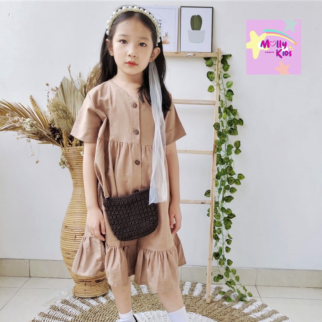 DRESS IYONA/DRESS ANAK/DRESS LINEN