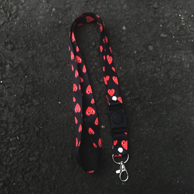 CDG PLAY LANYARD GANTUNGAN HANDPHONE FREE 3PCS ORING