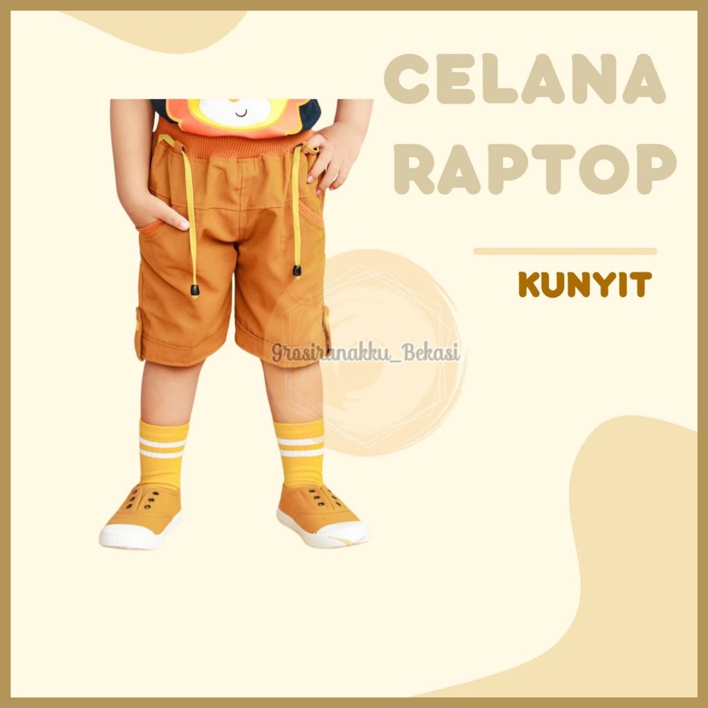 Celana Anak Murah Kekinian Kuning Kunyit Size 1-3Tahun