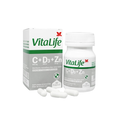 VITALIFE MULTIVITAMIN VITAMIN C + D3 + ZINC