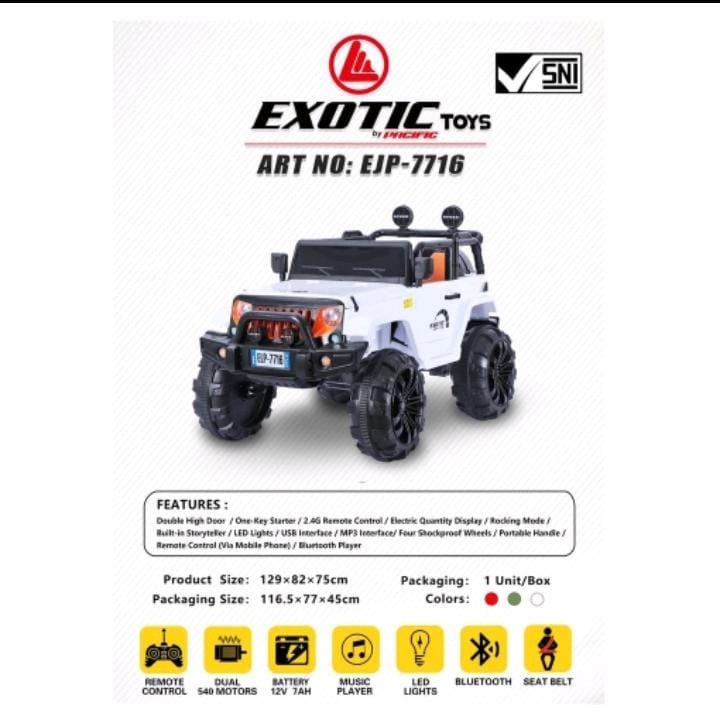 mobil aki anak jeep eagle exotic offroad / jeep wrangler EJP7716